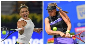 Simona Halep - Elena Rîbakina 7-6; 4-6; 6-3. Revenire spectaculoasă a româncei în primele două seturi, dominare în decisiv
